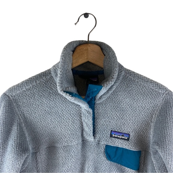 Patagonia Womens Snap -T Fleece Sz Small SYNCHILLA Polartec. Gray - Picture 4 of 7